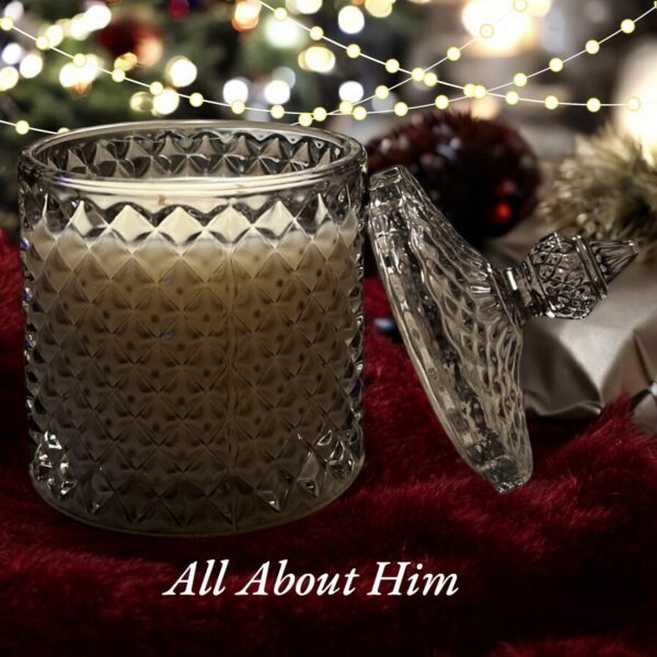 ALL ABOUT HIM ~ LUXURY 2-WICK VESSEL ~ A TIMELESS MASCULINE SCENT!