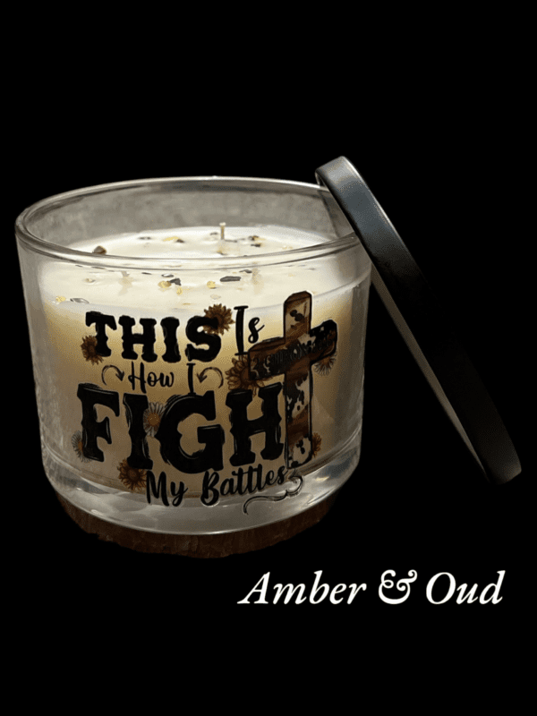 3-Wick Scented Candle ~ AMBER & OUD