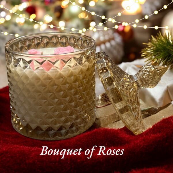 BOUQUET OF ROSES ~ LUXURY 2-WICK VESSEL