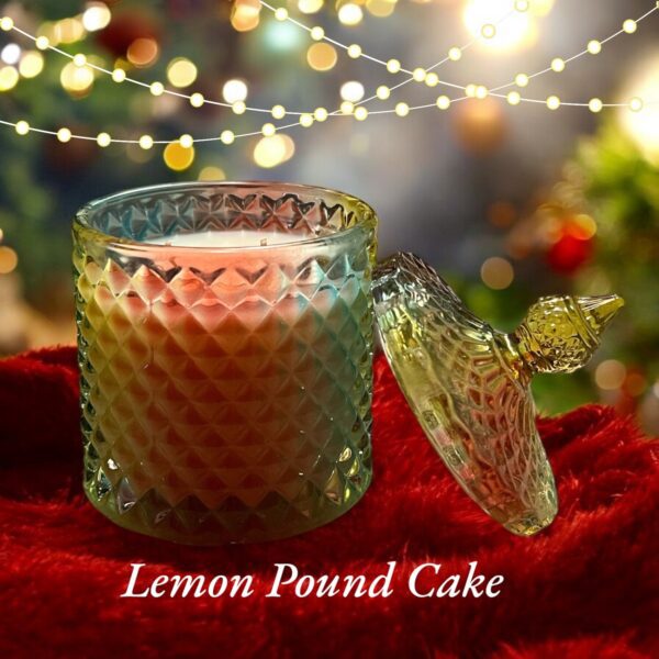 LEMON POUNDCAKE ~ LUXURY 2-WICK VESSEL