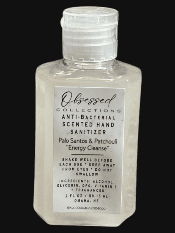 PALO SANTOS + PATCHOULI “ENERGY EASE” ~ HAND SANITIZER